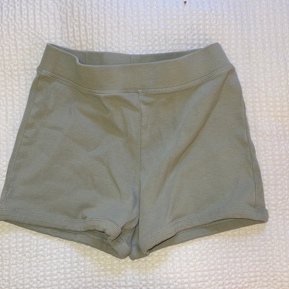 Zara sage lounge shorts